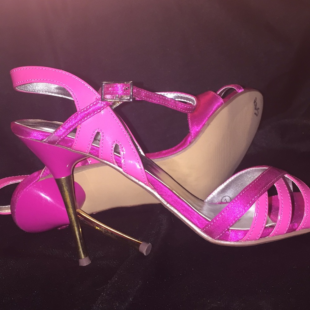 Pink heels